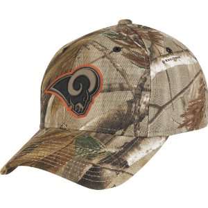   Louis Rams Realtree Camo Structured Hat Adjustable