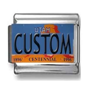  Utah License Plate Custom Italian Charm Jewelry