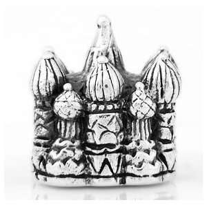  Silver Russian St. Basil Catherdral Travel European Bead Jewelry