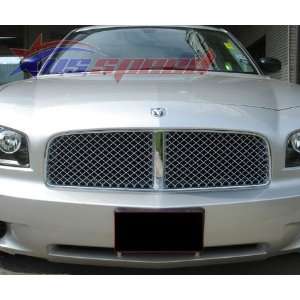  2006 2010 Dodge Charger Chrome Mesh Style Grille   Full 