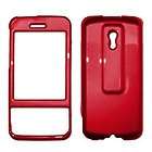 for sprint htc touch pro cdma case cover red expedited