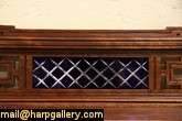   1880 this sheet music cabinet has a removable divider for wine and