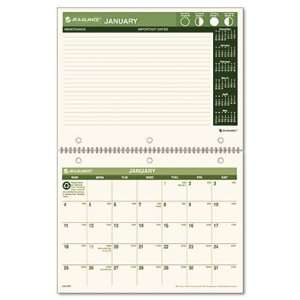  Recycled Monthly Desk/Wall Calendar, 2010 Edition, 12 Month (January 