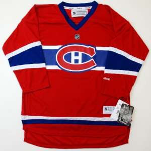 NHL Reebok Montreal Canadiens Youth Team Color Hockey Jersey Red New 