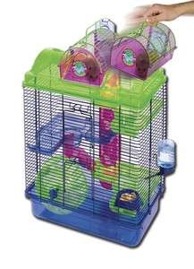 SAM HERE & THERE 3 HAMSTER SMALL ANIMAL WITH CARRYING CAGE LARGE 