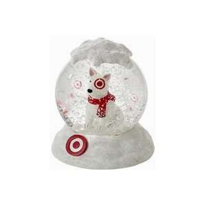  Bullseye Target Dog Christmas Snow Globe