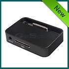 New Black Dock Station Cradle Charger Stand Holder for Apple iPhone 4 