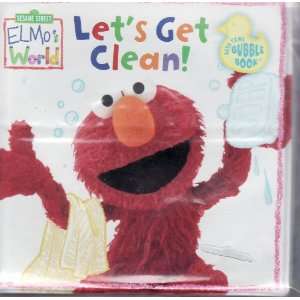  Sesame Street Elmos World Lets Get Clean Bubble Book 
