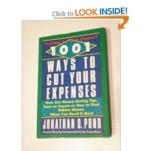  1001 Ways To Cut Your Expenses Jonathan Pond Books