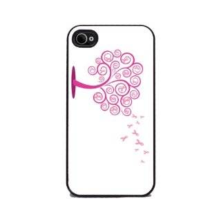  iPhone 4 or 4S Slider Case Pink Cancer Pink Ribbon Support 