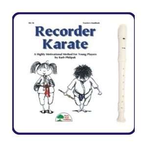  White Tudor Recorder & Recorder Karate Book Musical 