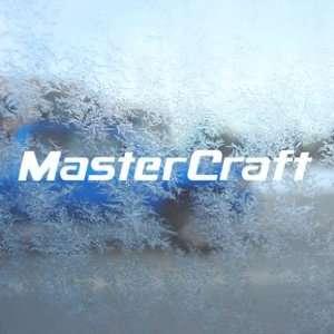  MasterCraft White Decal BOAT CRUISER Laptop Window White 