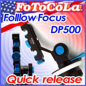 DP500 DSLR Follow focus FF 15mm rod support f HDSLR HDV  
