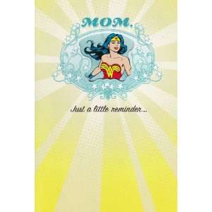  Greeting Card Birthday Wonder Woman Mom, Just a Little 