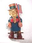 patriotic key wind walking uncle sam by durham ind japan