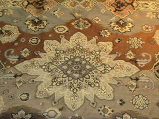 Brown Gold Victorian Pattern Upholstery Fabric bty  