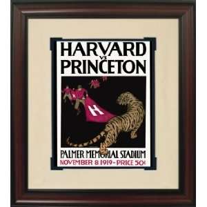  1919 Princeton vs. Harvard Historic Football Program Cover 