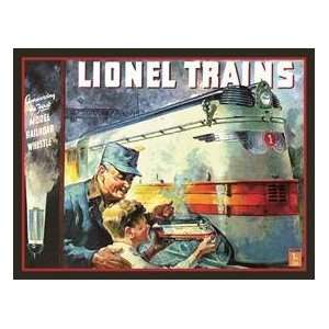 Lionel Train tin sign #815
