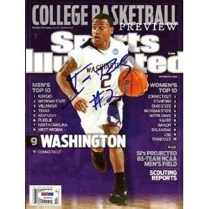 Isaiah Thomas Autographed/Hand Signed Sports Illustrated Magazine PSA 