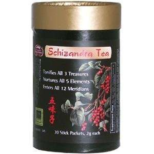 Schizandra Tea, 30 Stick Packets, 2 g Each  Grocery 