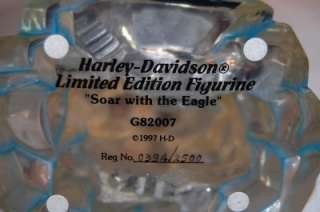 HARLEY DAVIDSON Soar With The Eagle Statue Collector Figurine  