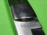   Limited Edition Custom Made BARK RIVER Tanto Fighting Knife Sheath Box