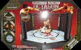 UFC ELECTRONIC REACTION OCTAGON JAKKS RING MMA FIGURE  
