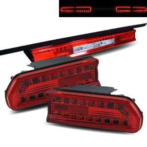  2008 2010 Dodge Challenger LED Tail Lights (Red/Clear 