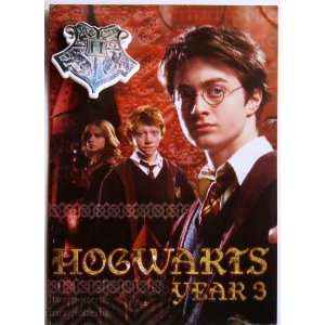 Harry Potter Hogwarts Year Three Birthday Greeting Card with Hogwarts 