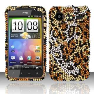 BLING SnapOn Hard Phone Protect Cover Case for HTC INCREDIBLE 2 II 
