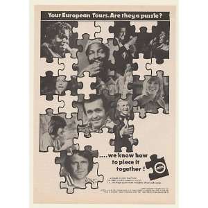  1979 Bill Anderson Glen Campbell Ember European Tour Print 