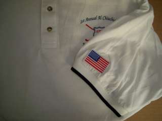 Golf Shirt Suffolk County Police Memorial Badge SzXL  