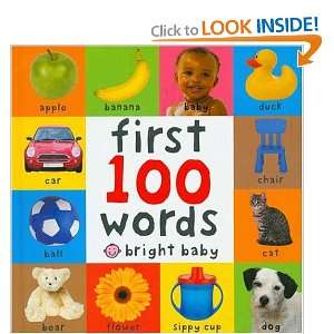  First 100 Words (Bright Baby) Roger Priddy Books