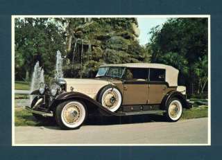 Y834   Car Postcard   1930 Cadillac V 16 Phaeton  