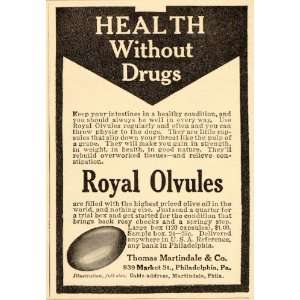  1913 Medical Quackery Ad Royal Olvules Olive Oil Pills 