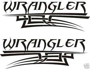 Jeep Wrangler Tribal Design Stickers/Decals  