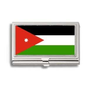  Jordan Al urdunn Flag Business Card Holder Metal Case 