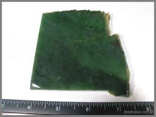 Excellent Translucent Green Jade Nephrite Slab