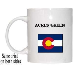  US State Flag   ACRES GREEN, Colorado (CO) Mug 