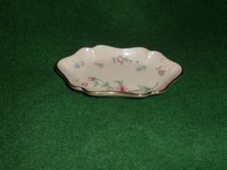 LENOX FLORAL GARDEN NUT/MINT TRAY MADE IN U.S.A.  