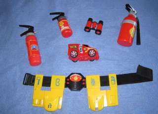   Equipment TOY Lot Belt Firetruck Binocular Extinguisher Gear  