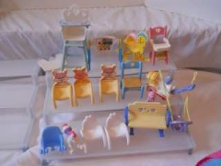FISHER PRICE Dollhouse LOVING FAMILY SIMBA MIXED LOT OF ACCESSORIES 