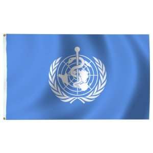  United Nations Flag 4X6 Foot Nylon Patio, Lawn & Garden