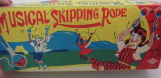 Musical SKIPPING Jump Rope 1950s Japan ASC Aoshin NIB  