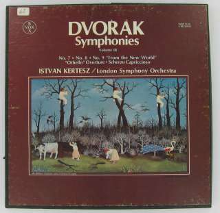 DVORAK SYMPHONIES NO. 7, 8 & 9 LONDON SYMPHONY KERTESZ Vox 3 LPs 