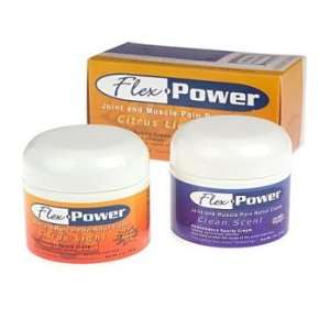 Set of 2 Flex Power Joint and Muscle Pain Relief Creams  (Citrus Light 