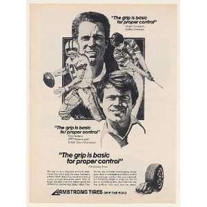  1978 Roger Staubach Tom Watson Armstrong Tires Grip Print 