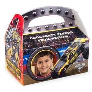    Monster Jam Personalized Empty Favor Boxes (8) Toys & Games