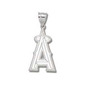 Los Angeles Angels of Anaheim 1 1/2 Giant A Pendant   Sterling 