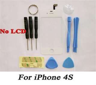   Front Touch Screen Glass Digitizer for iPhone 4S 4GS+Tool Kits  